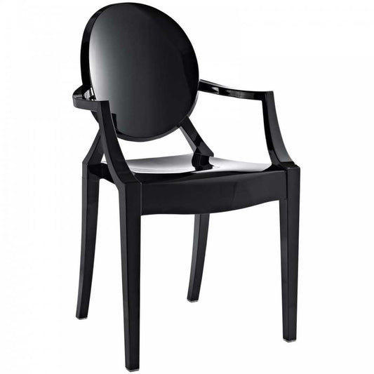 Casper Dining Armchair, Black