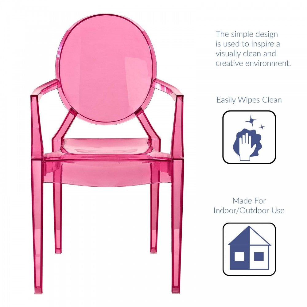 Casper Dining Armchairs Set of 2, Pink