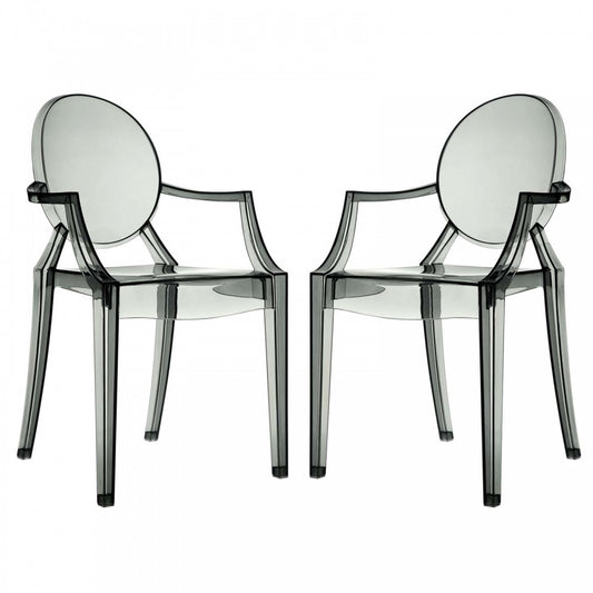 Casper Dining Armchairs Set of 2, Smoke