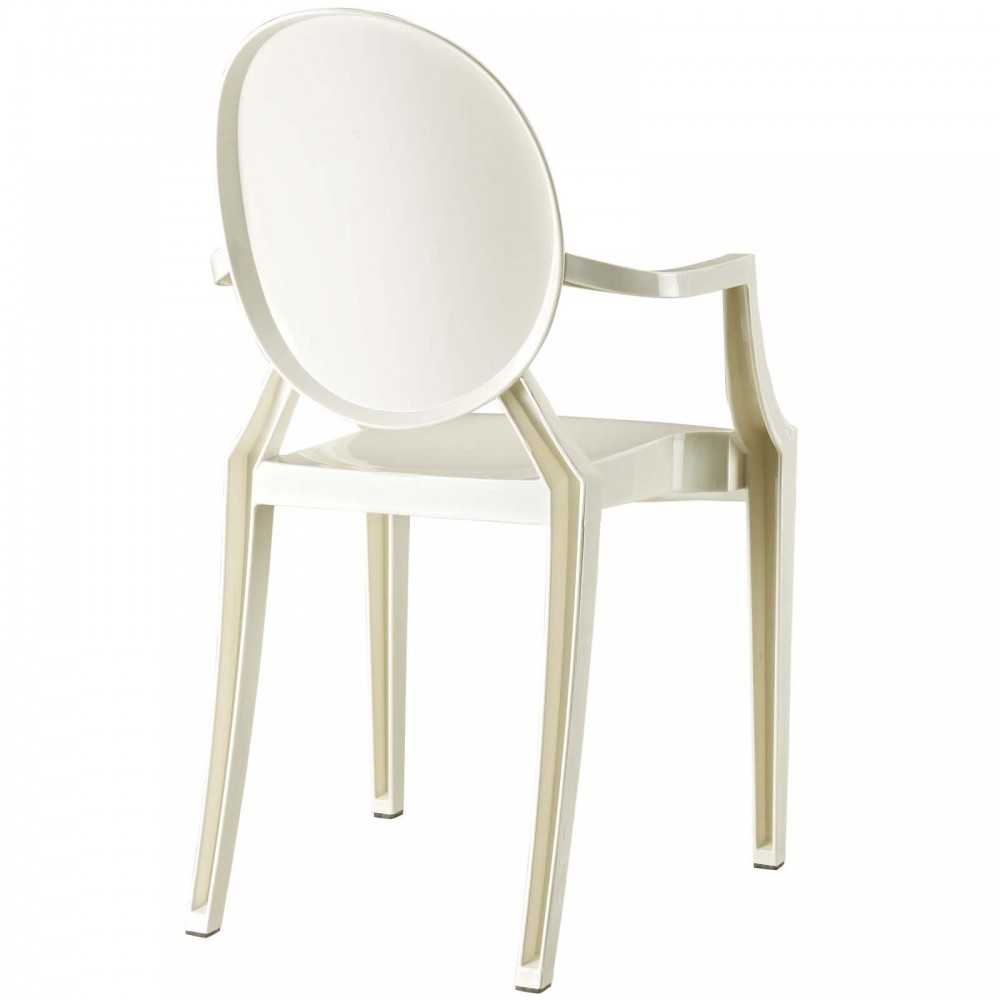 Casper Dining Armchairs Set of 2, White