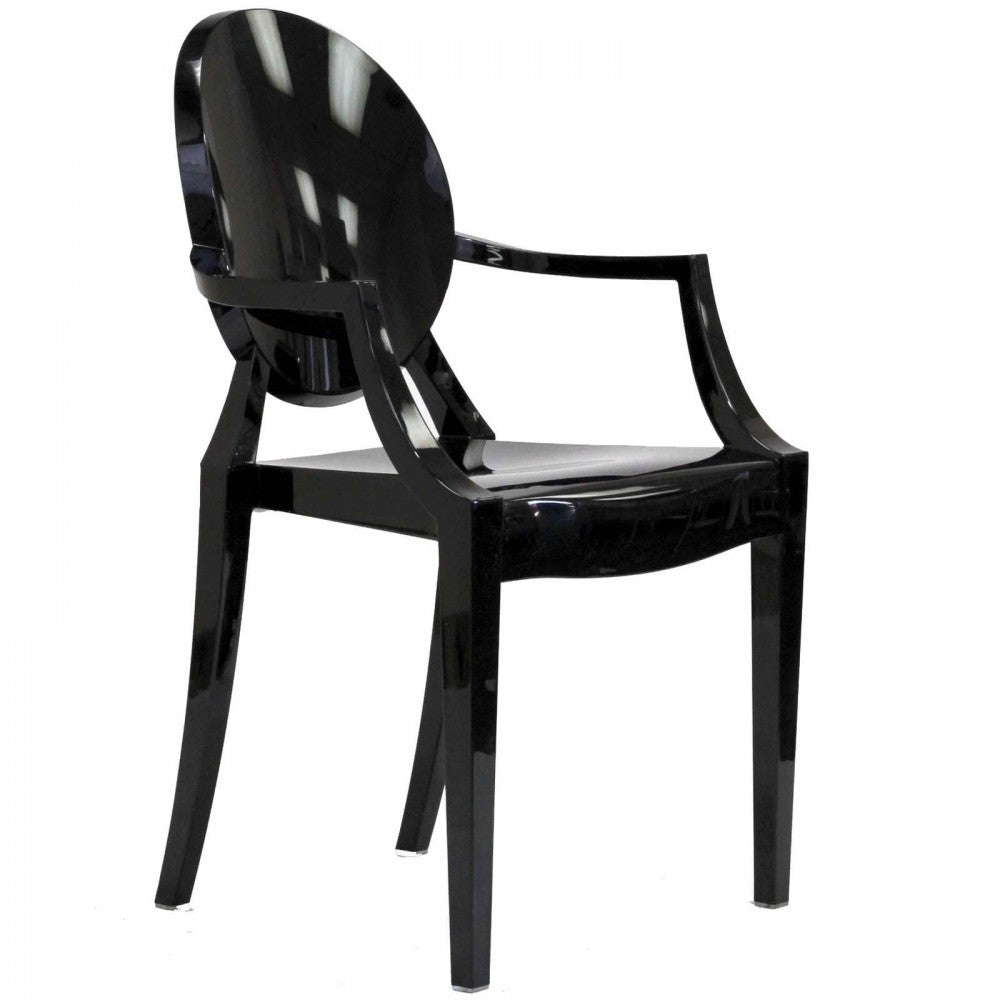 Casper Dining Armchairs Set of 2, Black