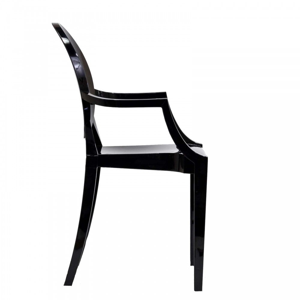 Casper Dining Armchairs Set of 2, Black