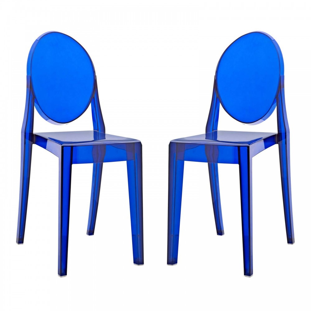 Casper Dining Chairs Set of 2, Blue