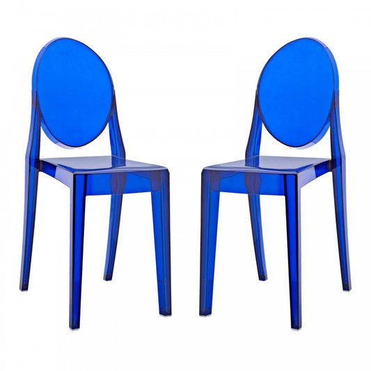 Casper Dining Chairs Set of 2, Blue