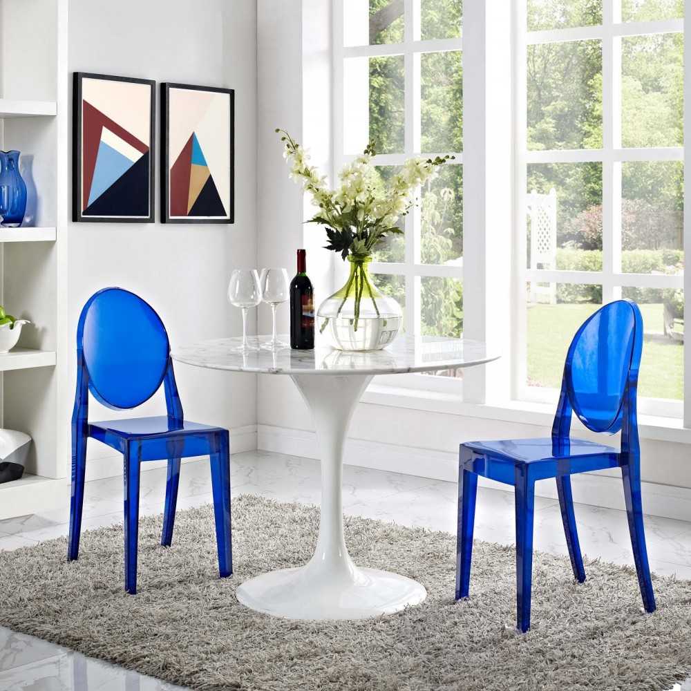 Casper Dining Chairs Set of 2, Blue