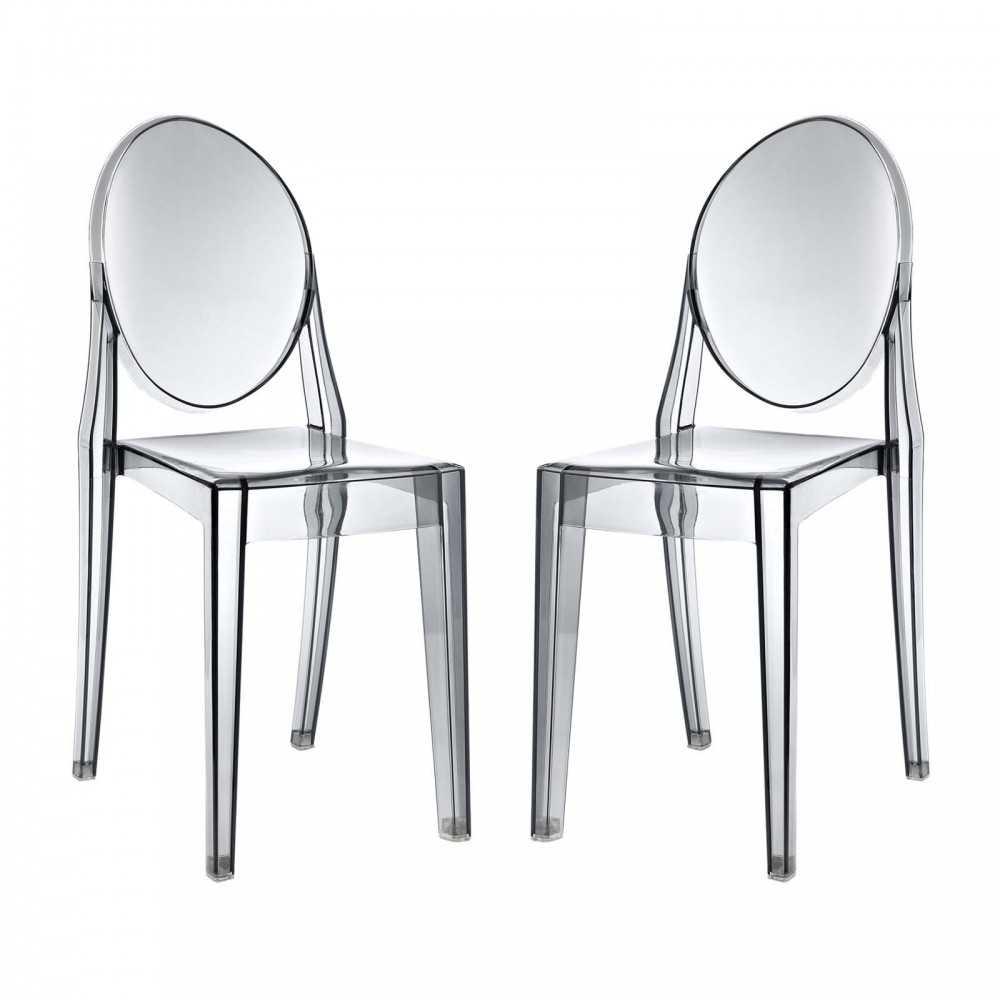 Casper Dining Chairs Set of 2, Smoke