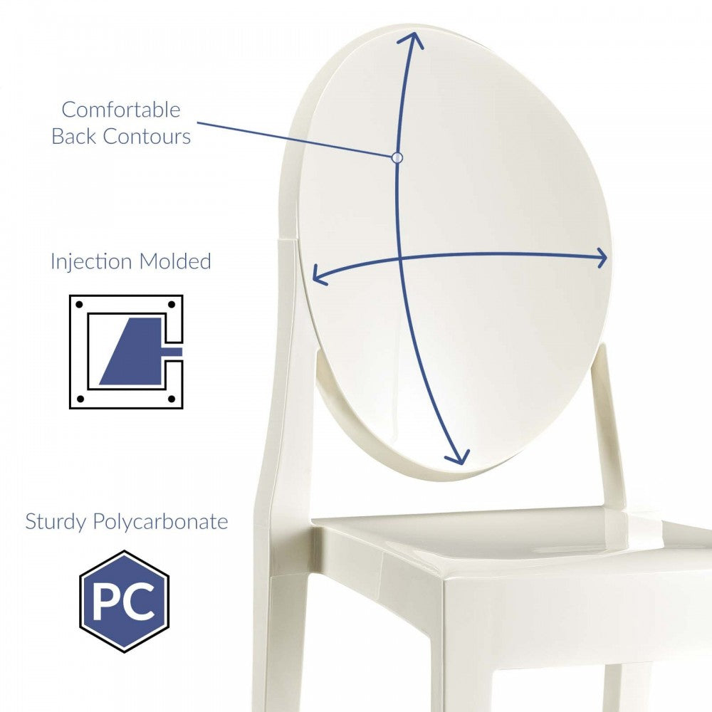 Casper Dining Chairs Set of 2, White