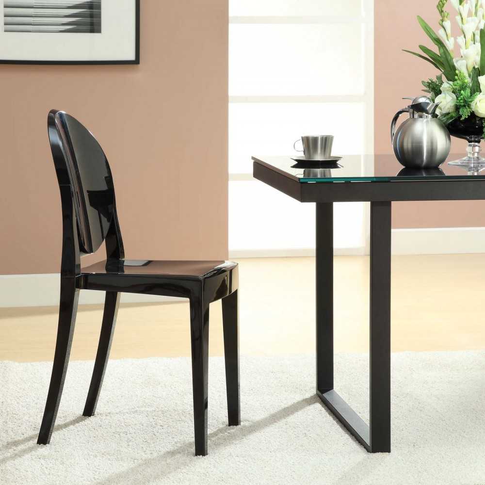 Casper Dining Chairs Set of 2, Black