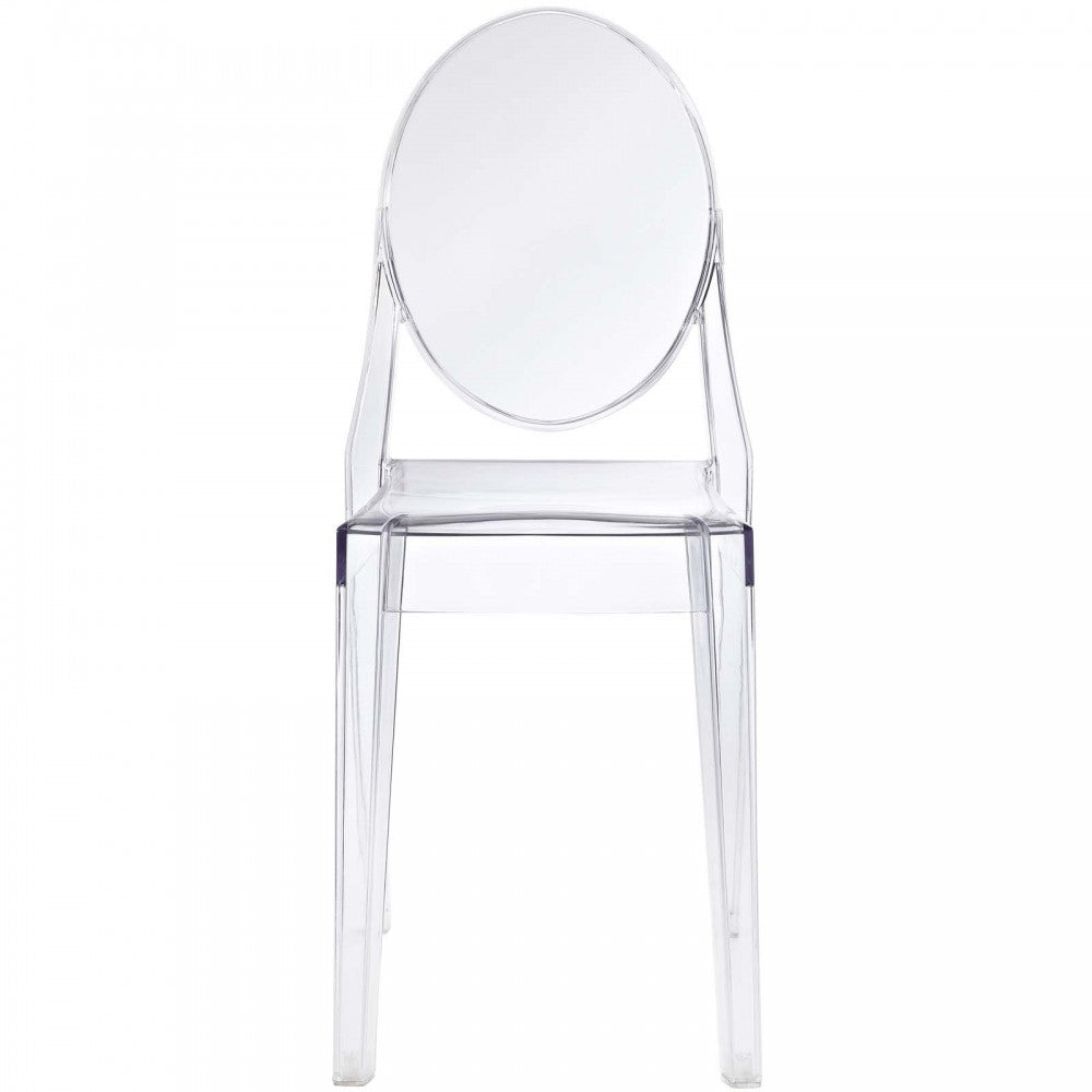 Casper Dining Chairs Set of 4, Clear