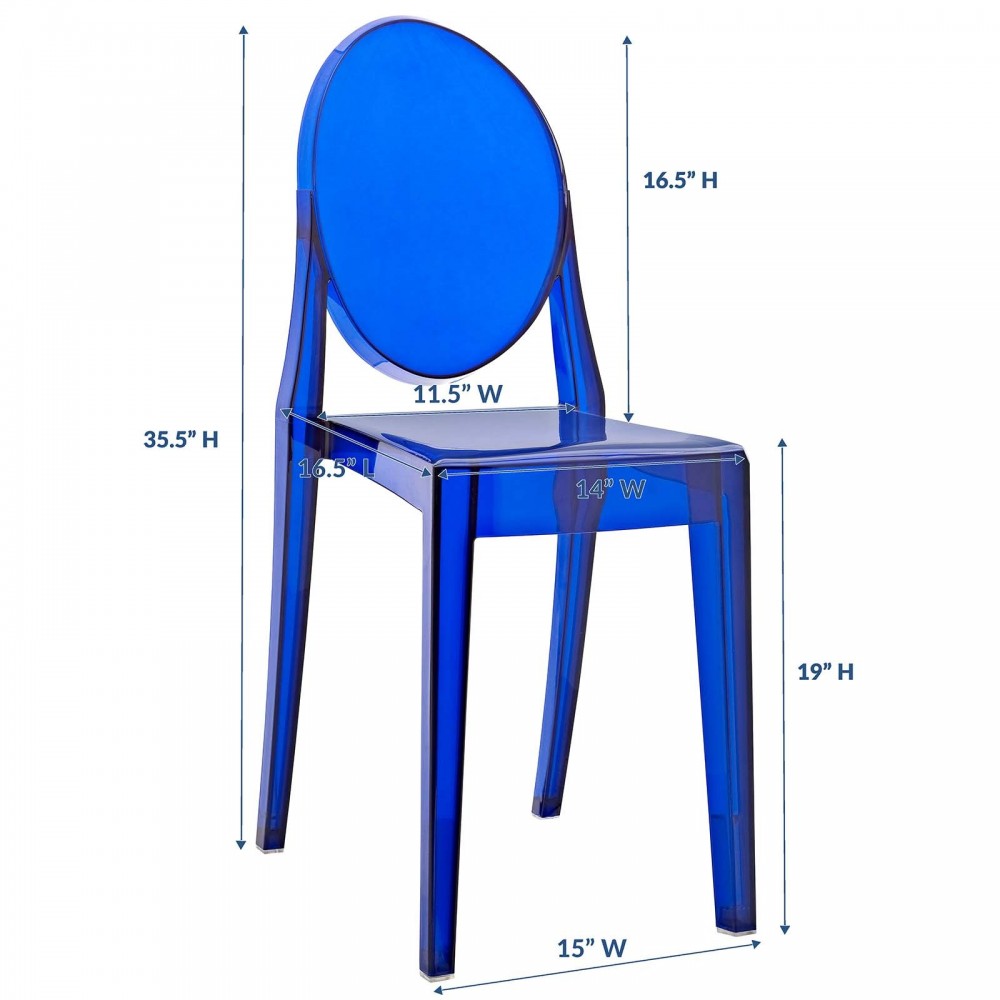 Casper Dining Side Chair, Blue