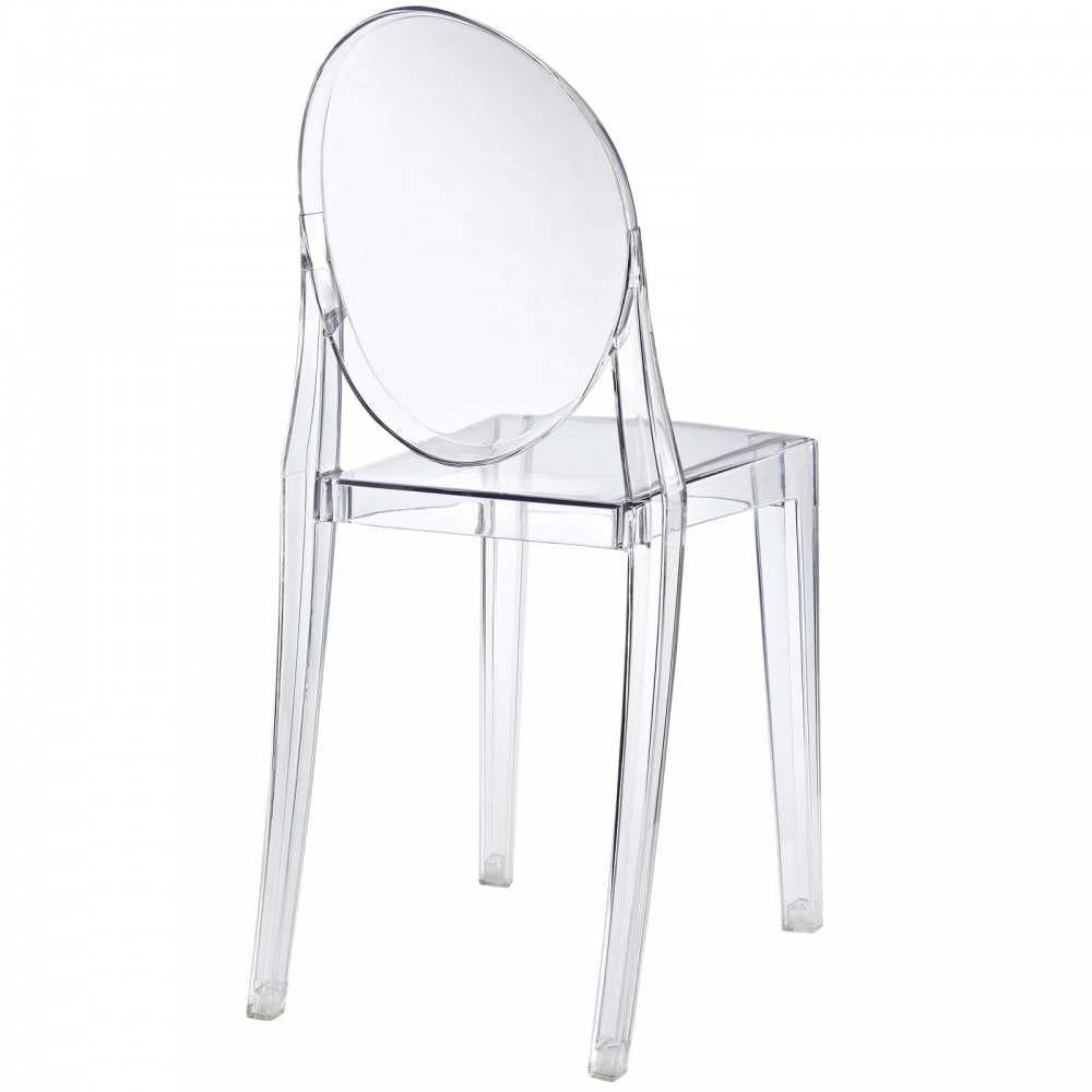 Casper Dining Side Chair, Clear