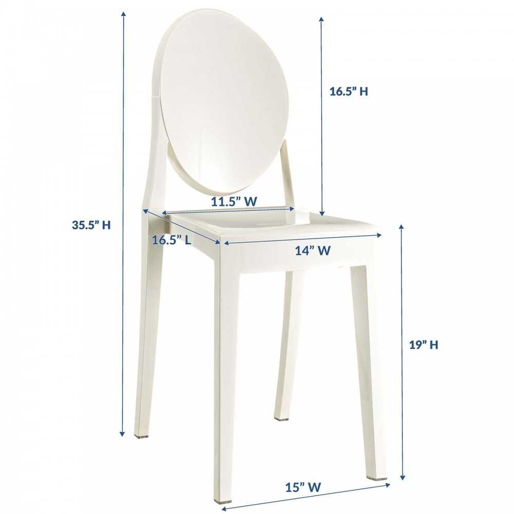 Casper Dining Side Chair, White