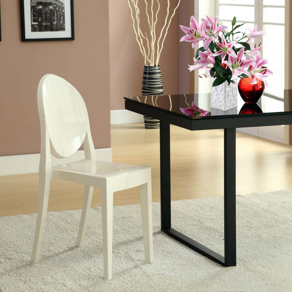Casper Dining Side Chair, White