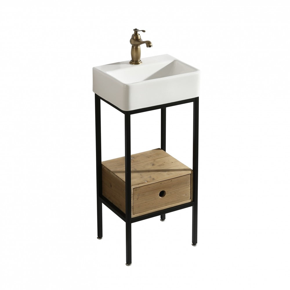 Cassidy 16" Single Sink Vanity in Natural