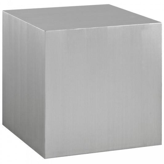 Cast Stainless Steel Side Table