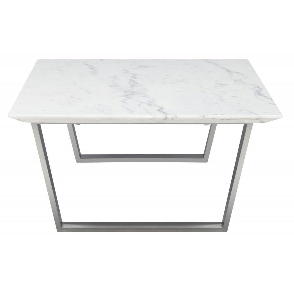 Catrine White Stone Coffee Table, HGNA326