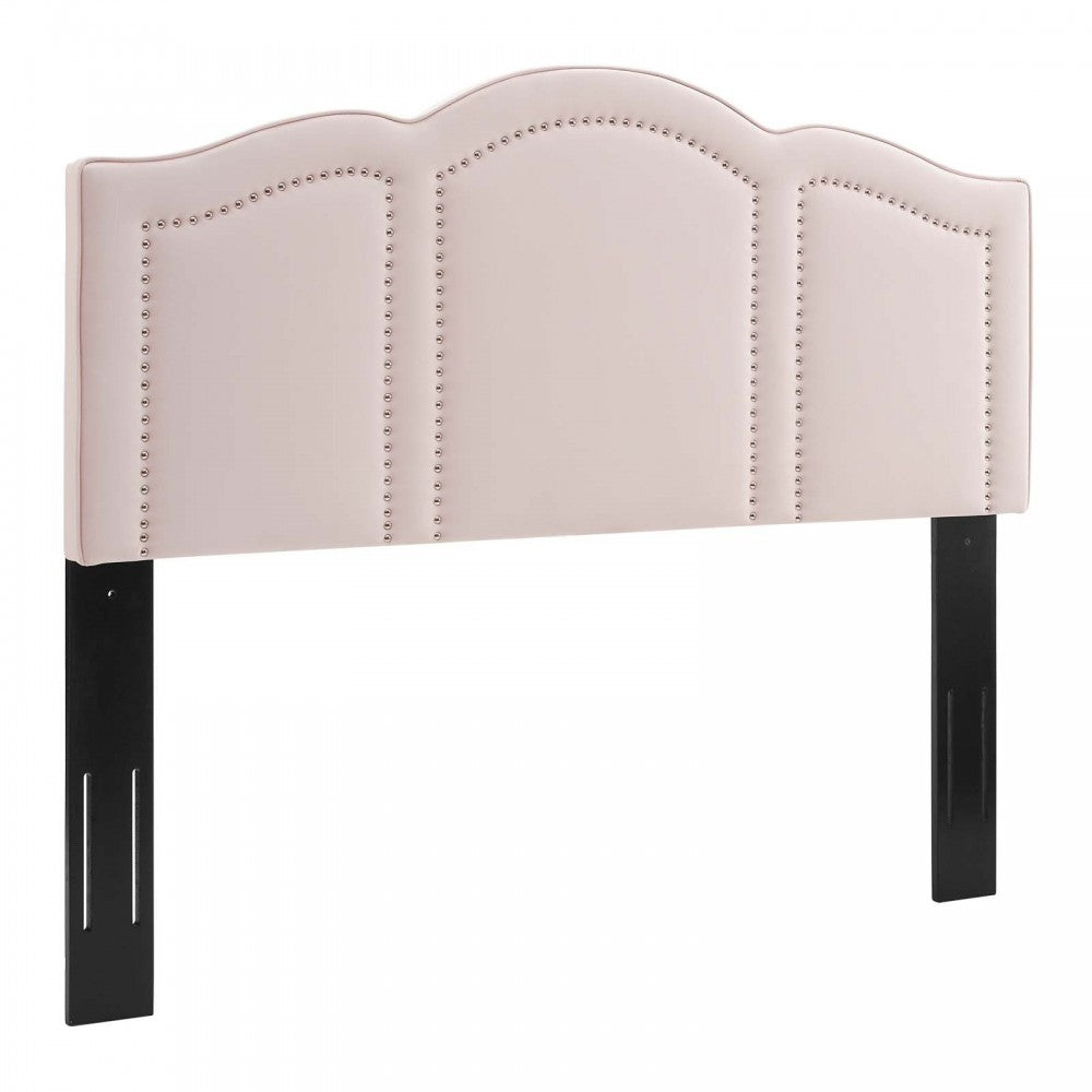 Cecilia Full/Queen Performance Velvet Headboard, Pink