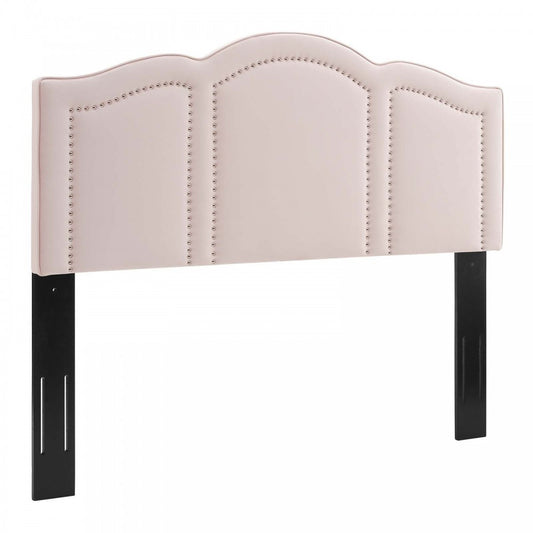 Cecilia King/California King Performance Velvet Headboard, Pink