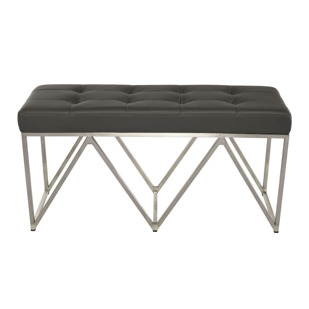 Celia Gray Naugahyde Occasional Bench