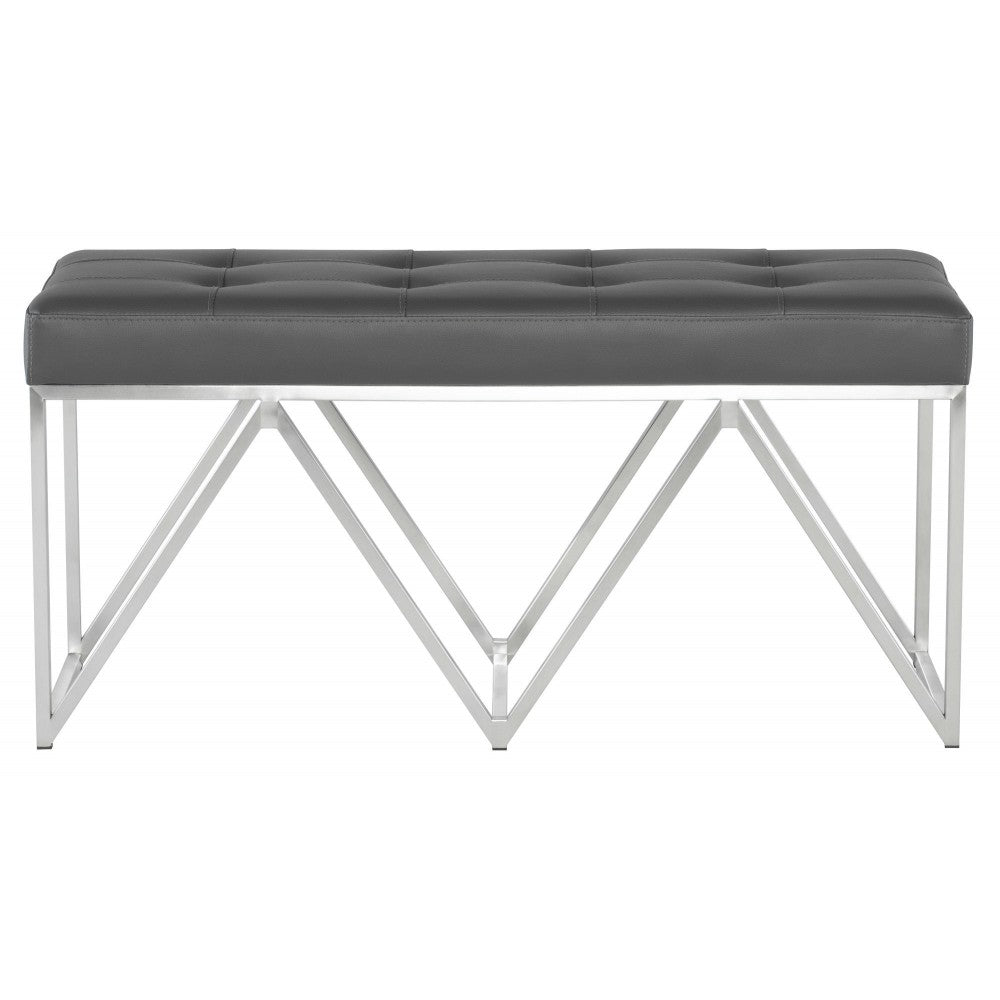 Celia Gray Naugahyde Occasional Bench