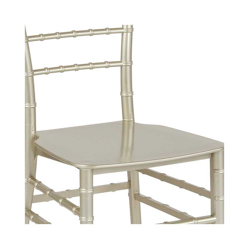Champagne Resin Stacking Chiavari Chair