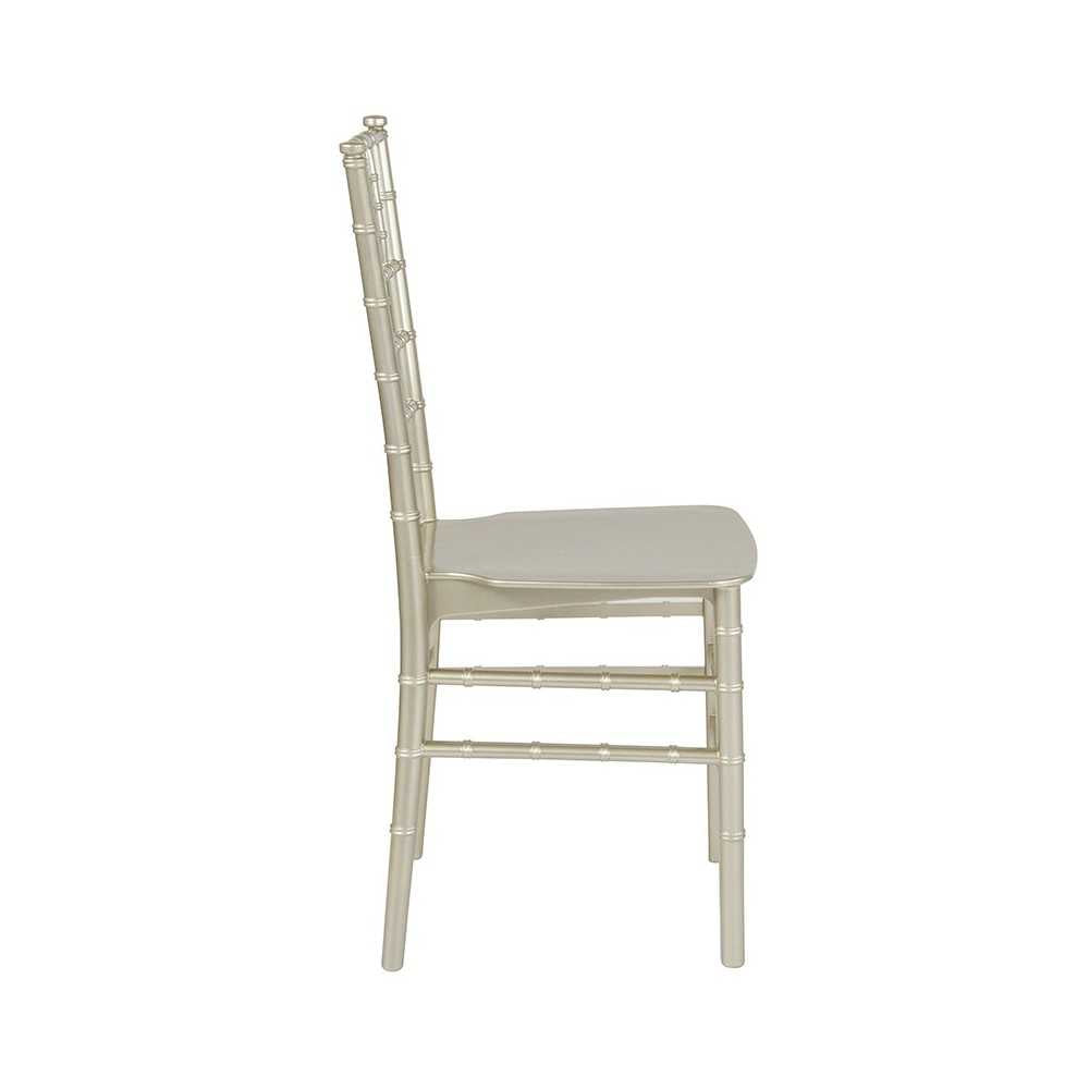Champagne Resin Stacking Chiavari Chair