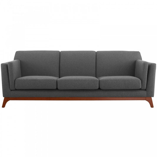 Chance Upholstered Fabric Sofa, Gray