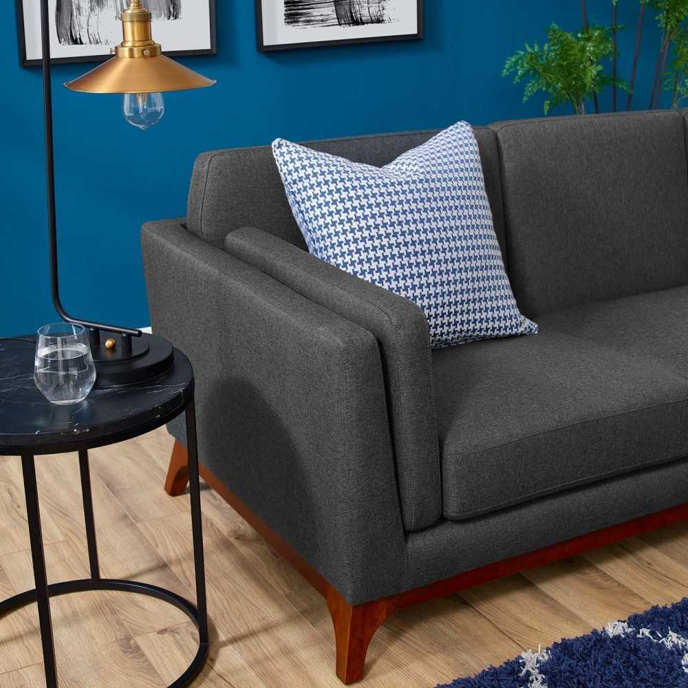 Chance Upholstered Fabric Sofa, Gray