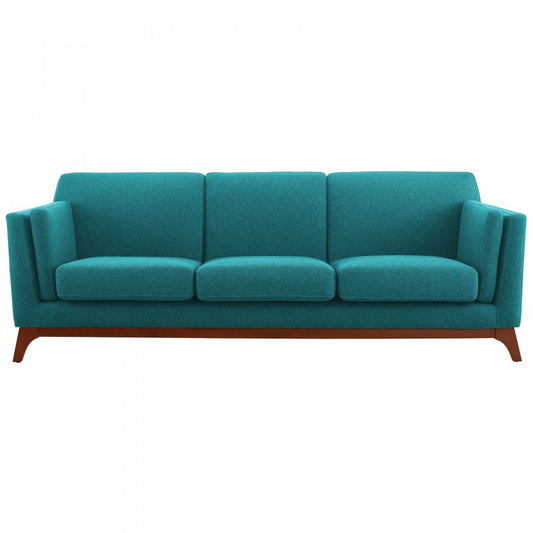 Chance Upholstered Fabric Sofa, Teal