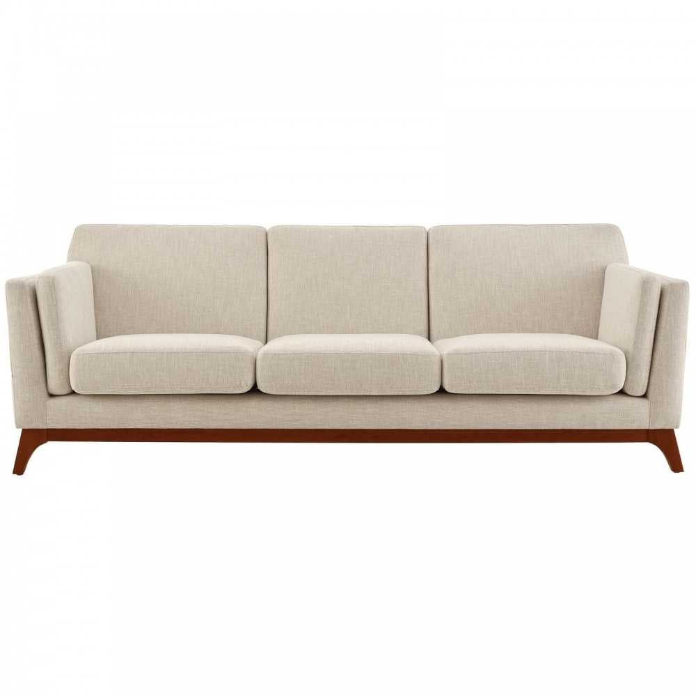 Chance Upholstered Fabric Sofa, Beige