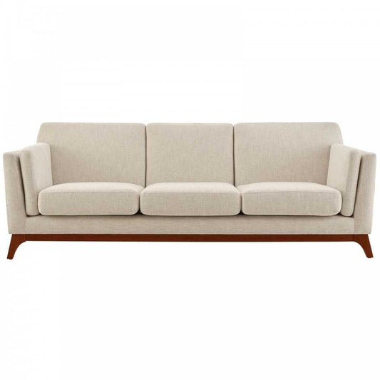Chance Upholstered Fabric Sofa, Beige