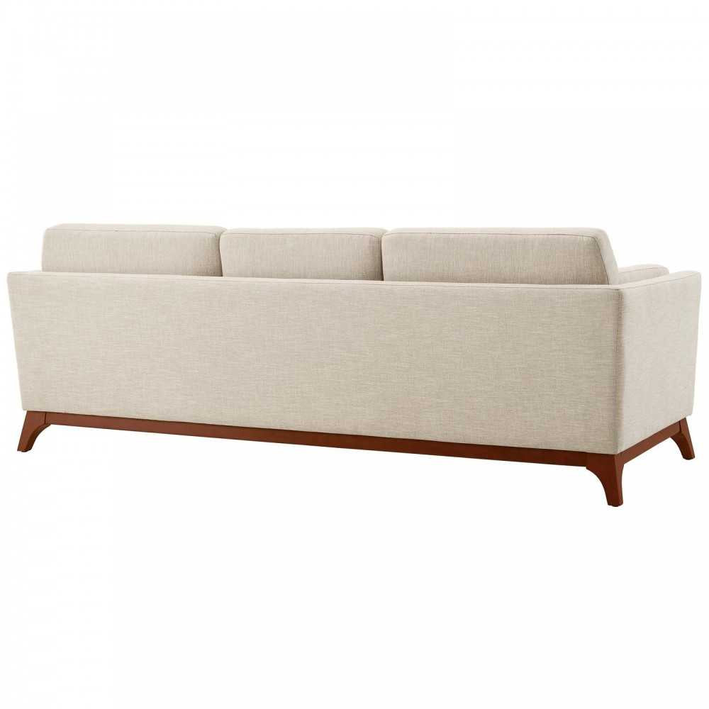 Chance Upholstered Fabric Sofa, Beige