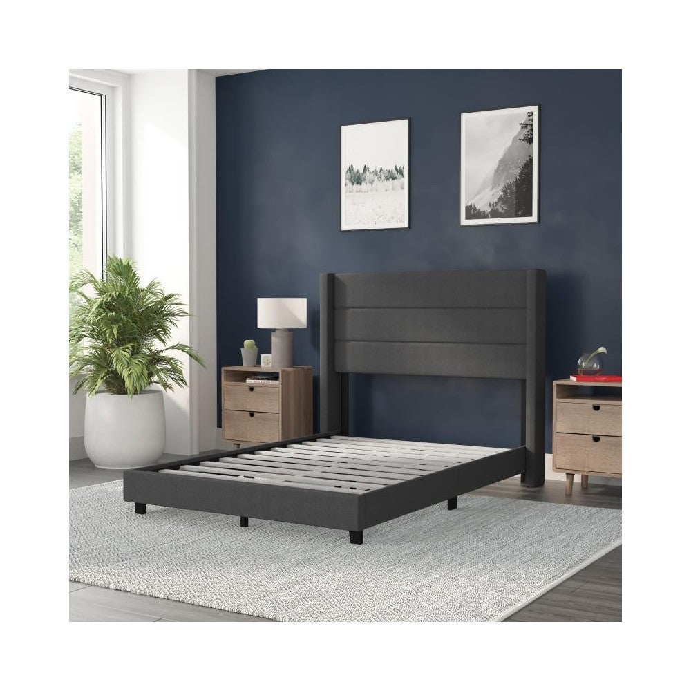 Charcoal Full Platform Bed