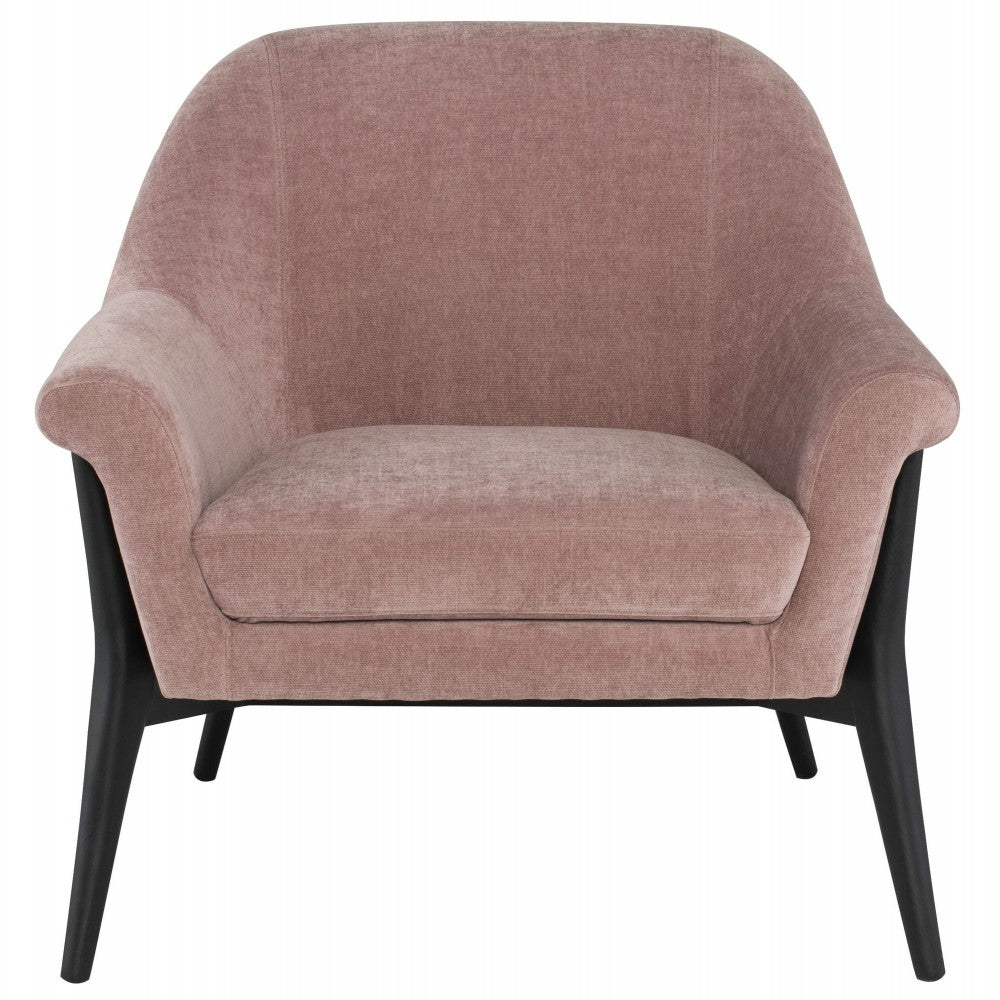 Charlize Dusty Rose Fabric Occasional Chair