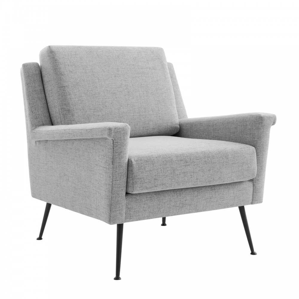 Chesapeake Fabric Armchair, Black Gray