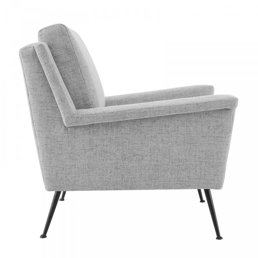 Chesapeake Fabric Armchair, Black Gray