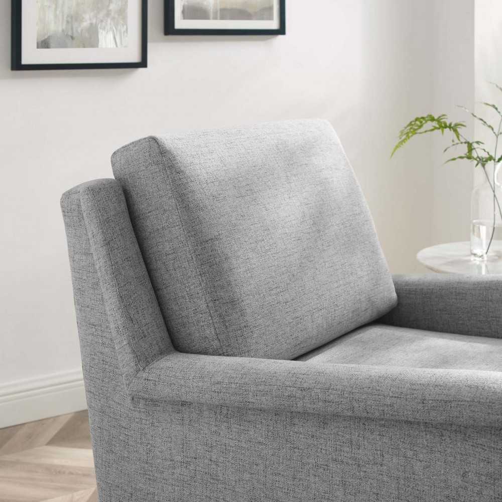 Chesapeake Fabric Armchair, Black Gray