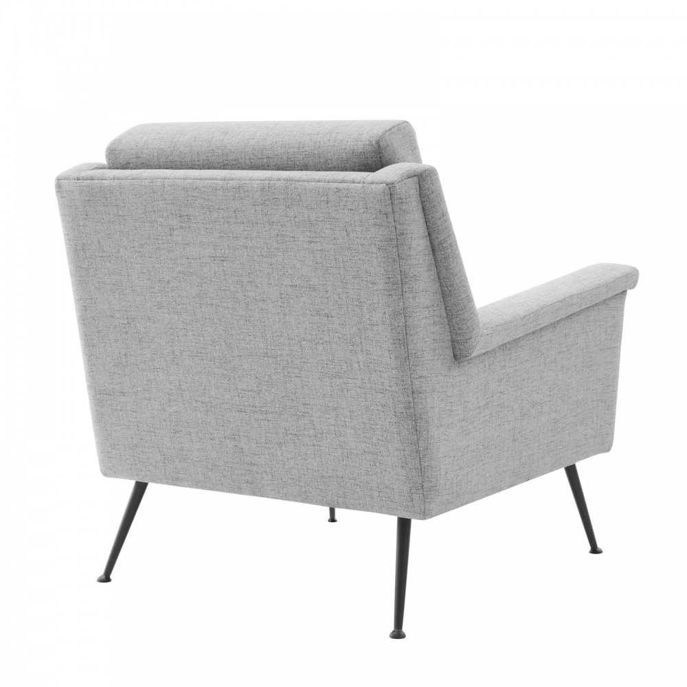 Chesapeake Fabric Armchair, Black Gray