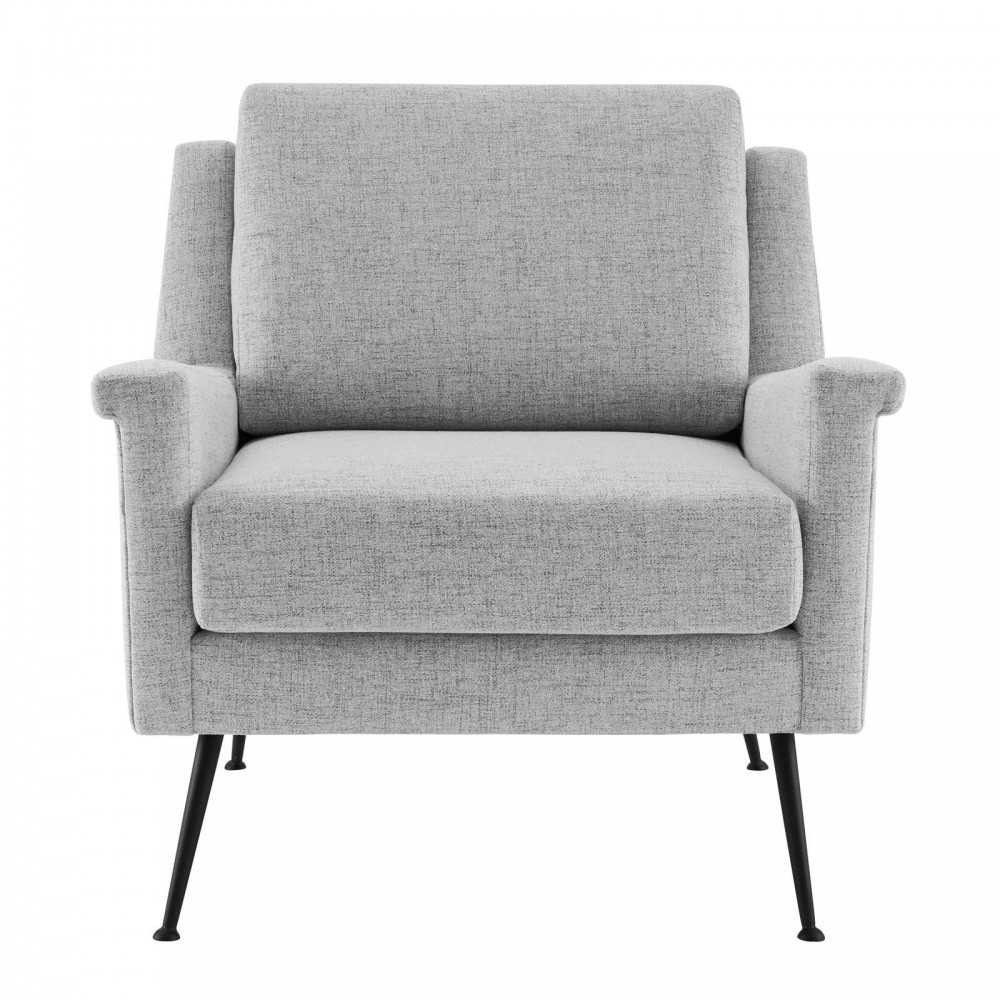 Chesapeake Fabric Armchair, Black Gray