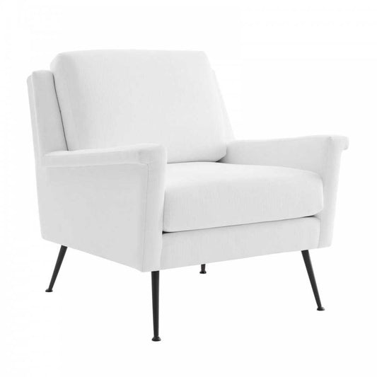 Chesapeake Fabric Armchair, Black White