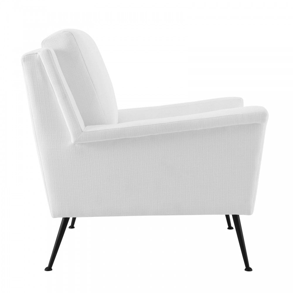 Chesapeake Fabric Armchair, Black White