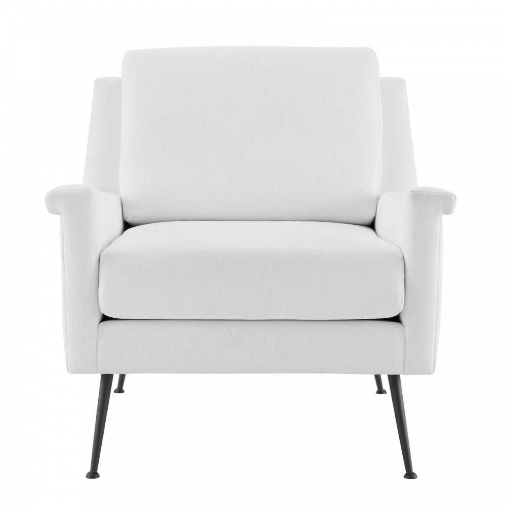 Chesapeake Fabric Armchair, Black White