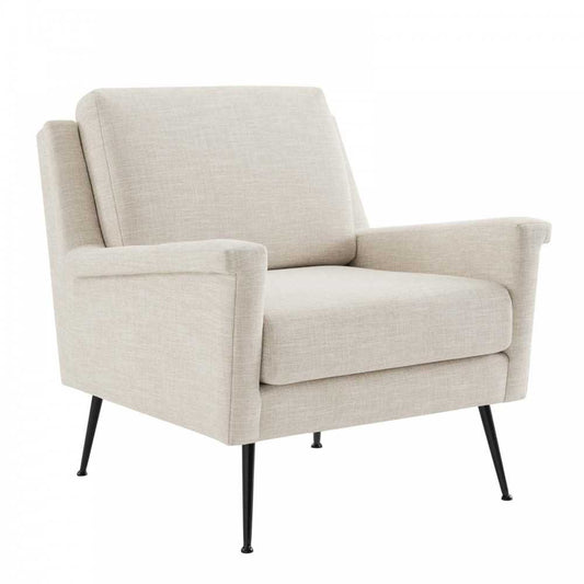 Chesapeake Fabric Armchair, Black Beige