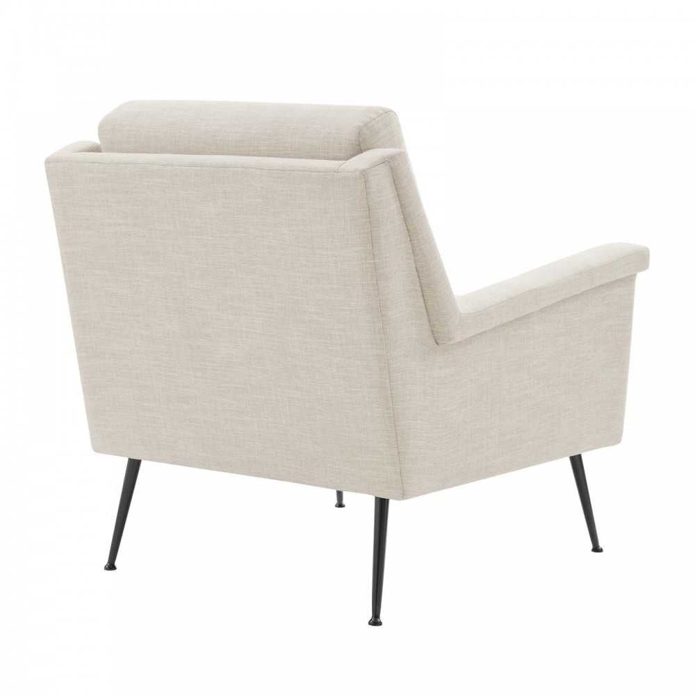 Chesapeake Fabric Armchair, Black Beige