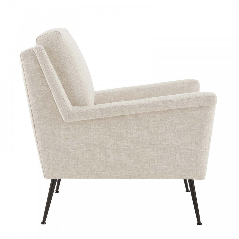 Chesapeake Fabric Armchair, Black Beige