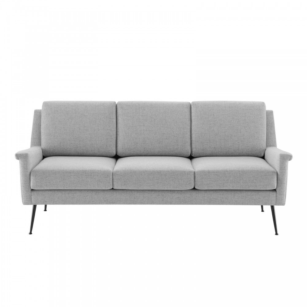 Chesapeake Fabric Sofa, Black Light Gray