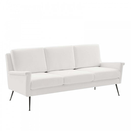 Chesapeake Fabric Sofa, Black White