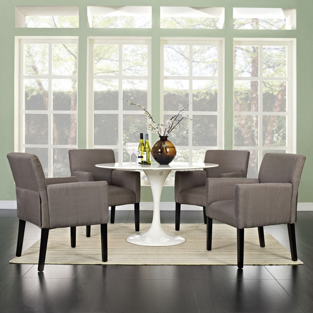 Chloe Armchair Set of 4, Gray