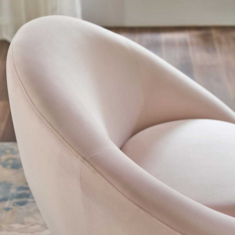 Circuit Performance Velvet Accent Chair, Pink