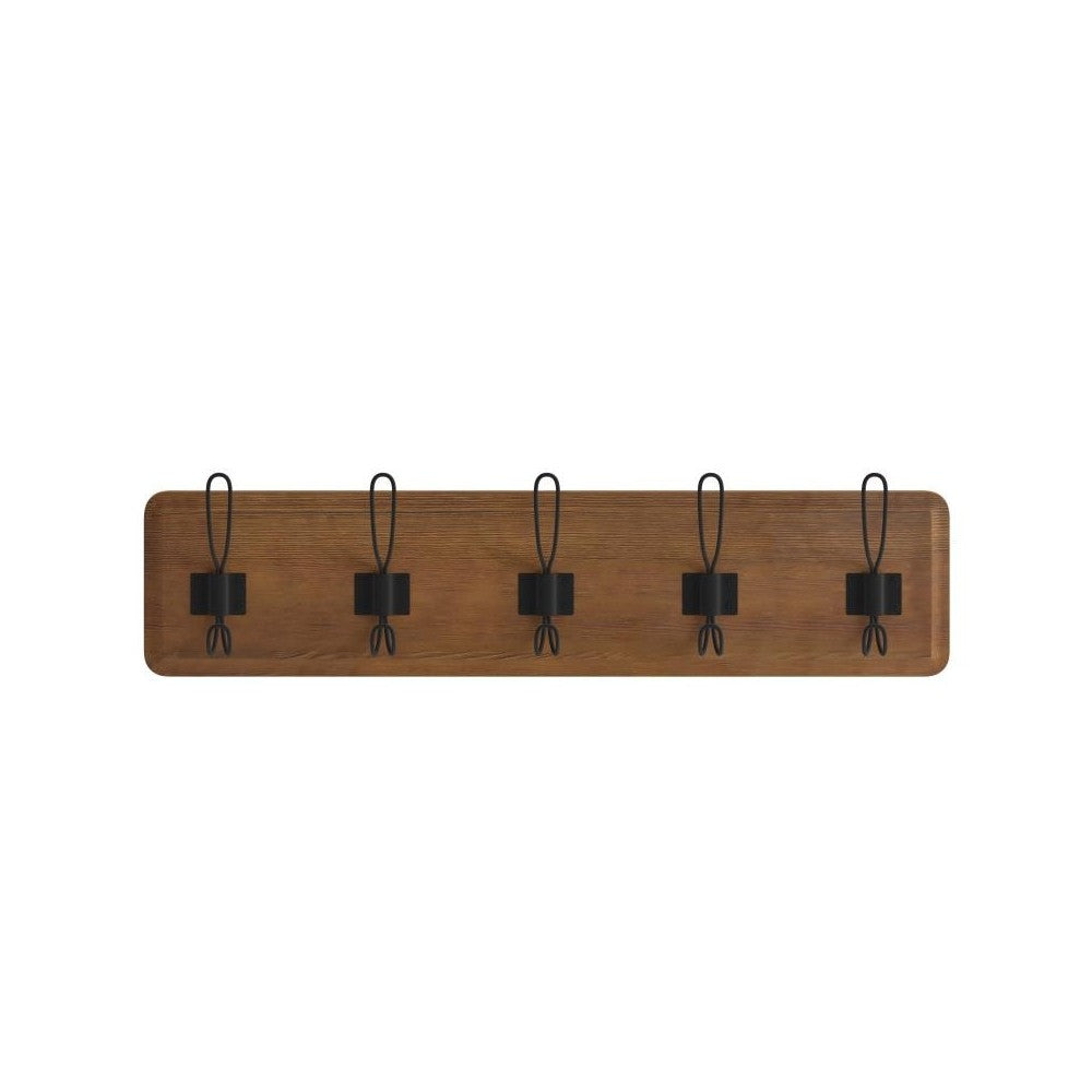 Classic Brown Wall Coat Rack